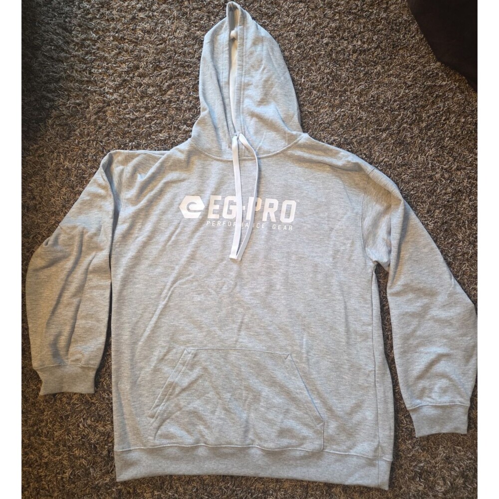 EG Performance Pull Over Hoodie Gray  Size LG New